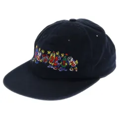 SUPREME (シュプリーム) 18SS Friends 6-Panel フレンズ 6パネル キャップ 帽子 ブラック