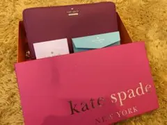 kate spade 財布 ピンク 合成皮革