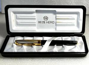 即決・新品万年筆【英雄】HERO（オリジナルケース付き）1本