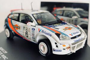 1/43 FORD FOCUS WRC SAFARI RALLYE KENYA 2000 白　ミニカー　VITESSE Limited Edition 5000個中の2496個目　ほぼ未使用　希少品ケース入