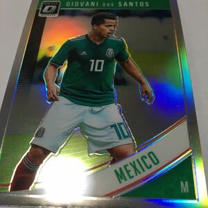 ★2018-19PANINI DONRUSS 　ジョバニ・ドス・サントス メキシコ　silver prizm★即決