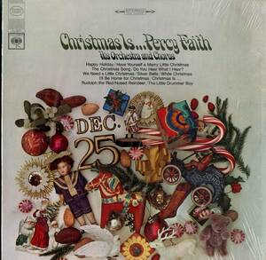 A00586091/LP/パーシー・フェイス・オーケストラとコーラス「Christmas Is...Percy Faith His Orchestra And Chorus」