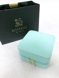 【送料込】 未使用品！ALEXANDRE DE PARIS アレクサンドルドゥパリ ジュエリーボックス アクセサリーボックス グリーン ノベルティ/966042