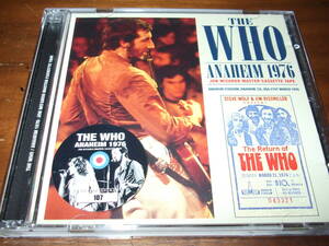 THE WHO《 ANAHEIM 76 MASTER 》★ライブ2枚組