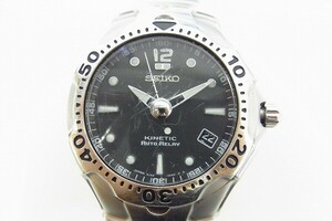 Y652-S28-4114◎ SEIKO セイコー 5J22-0A50 メンズ 自動巻き 腕時計 現状品① ◎