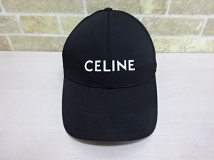 ★0626A CELINE セリーヌ 帽子/キャップ Mサイズ 