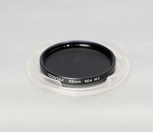 美中古【CONTAX】Φ55mm*ND4*MC FILTER*KYOCERA*ケース付き