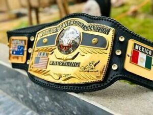 海外 送料込み 　高品質　NWA DOMED GLOBE WORLD HEAVYWEIGHT　 6MM ZINC　プロレス　レスリング　チャンピオンベルト　 レプリカ