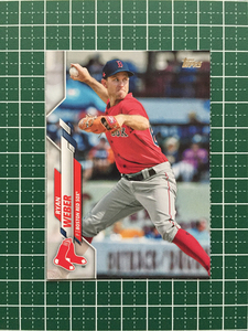 ★TOPPS MLB 2020 UPDATE SERIES #U-127 RYAN WEBER［BOSTON RED SOX］ベースカード 20★