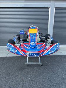 レーシングカート　エナジー　rotax MAX evo 排気バルブ　直接引き取り　車体