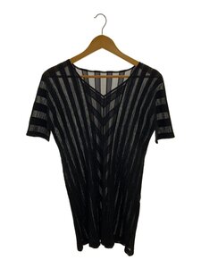 PLEATS PLEASE ISSEY MIYAKE◆半袖カットソー/3/ポリエステル/BLK/PP01-JT695