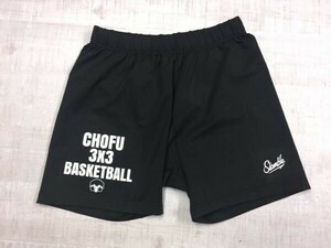 SLAMBLE スランボー CHOFU 調布 3×3 BASKETBALL バスケットボール スポーツ バスパン ショートパンツ ボトムス メンズ M 黒