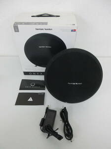 中古 スピーカー harman / kardon ハーマン カードン ONYX STUDIO Bluetooth ワイヤレススピーカー 箱・コードあり ※通電のみ確認済 ／A