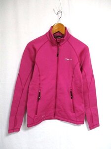 c618　berghaus　バーグハウス　POLARTEC　ジップジャケット　裏起毛　サイズ10　ピンク系　　35-10