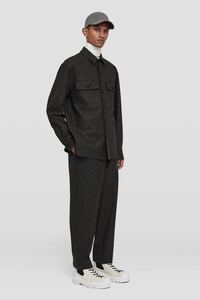 【未使用】21AW JIL SANDER+(ジルサンダープラス) ウール シャツ ジャケット 44 JILSANDERプラス ブルゾン アーカイブ 試着のみ