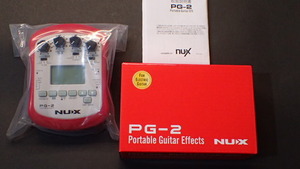 NUX ポータブルギターエフェクター PG-2　操作簡単　完動品