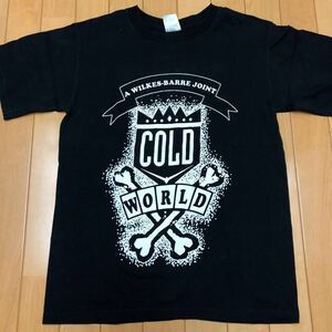 Cold World Tシャツ ハードコア NYHC Hardcore Cro mags Bad Brains Minor Threat Black Flag Spike Lee Agnostic Front sxe youth crew