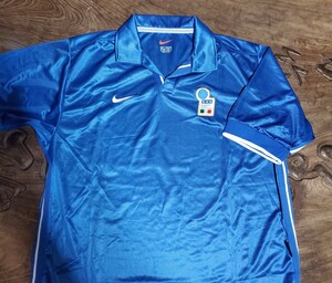 値下交渉 1998年 WC フランス大会 イタリア代表 NIKE MADE IN UK 検/ WORLD CUP FRANCE ITALY AZZURRI BAGGIO バッジョ ワールドカップ Y2K