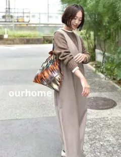 ourhome ゆったりシルエットのオールインワン