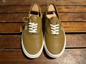 VANS Authentic バンズ ボルト オーセンティック レザー ブラウン ECO 28.5 style44 style36 ANAHEIM FACTORY アナハイム