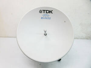 Kn20【アンテナ】TDK BSアンテナ BS-TA352★センターフィード型 パラボリックアンテナ★三脚スタンド付き★中古★