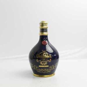 1円~Glenfiddich（グレンフィディック）18年 エンシェント リザーブ 43％ 700ml 青陶器（重量 1173g）G24K300014