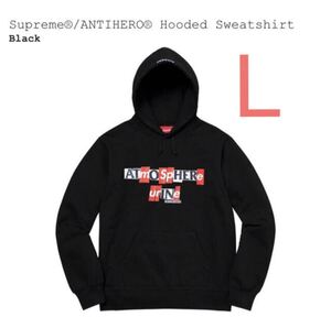 Anti Hero Hooded Sweatshirt SUPREME シュプリーム アンタイヒーロー フーディー ブラック Black サイズ L 新品 未使用