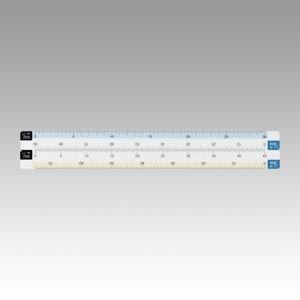岡本製図器械 折りたたみ縮尺スケール8面15cm 75745 00073339
