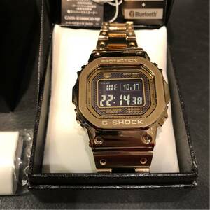 定価以下 G-shock GMW-B5000GD-9JF ゴールド メタル 電波時計 タフソーラー ワールドタイム ジーショック B5000D1JF GSHOCK 金 初代 30周年