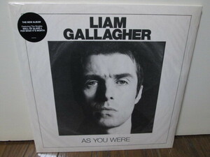 sealed 未開封 EU-original Limited Edition, white vinyl As You Were (analog) Liam Gallagher アナログレコード