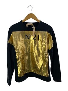 N21(numero ventuno)◆スウェット/36/コットン/BLK/P16IN2M0E0214014