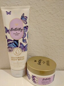 バスアンドボディーワークス BATH&BODYWORKS バタフライ ボディー ウォッシュ クリーム 未使用 未開封