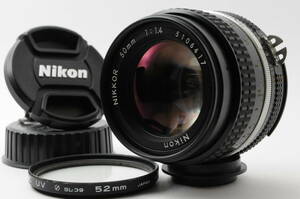 【1円スタート】Nikon NIKKOR 50mm F1.4 Ai-s ニコン 単焦点 MF レンズ #BT24020