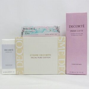 1円【未使用】COSME DECORTE コスメデコルテ/シワ改善美容液/乳液/ハンドクリーム/コットン/4点セット/18