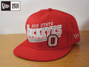 F146《未使用品》NEW ERA ニューエラ 9FIFTY【フリーサイズ】USカレッジ OHIO STATE BUCKEYES バックアイズ 帽子 キャップ USモデル