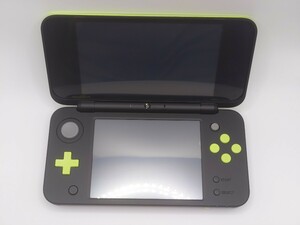 任天堂 Newニンテンドー2DS LL　ブラックライム　中古完動品　美品　おまけ付き