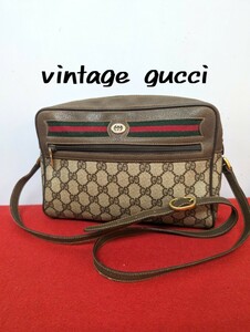 美品 極上！Gucci シェリーライン ショルダーバッグ オールドグッチ 人気