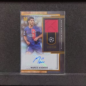 Marco Asensio /150シリ 直筆サイン メモラ Relic Auto 2023-24 Topps Museum Collection UEFA Soccer ＃MAR-MA マルコ・アセンシオ