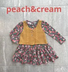 peach&cream ワンピース