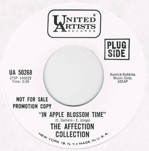 ●THE AFFECTION COLLECTION / IN APPLE BLOSSOM TIME / TIME REST HEAVY ON MY HANDS [US 45 ORIGINAL 7inch シングル PROMO 試聴]