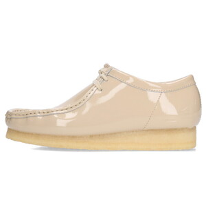 シュプリーム クラークス Patent Leather Wallabee サイズ:42 パテントレザーワラビーシューズ 中古 HJ12