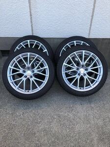 ホンダ レジェンド 専用 スタッドレス 245/40R19 ラ・ストラーダ レヴィス 19インチ PCD120 8J +50 ミシュラン X-ICE 中古4本セット