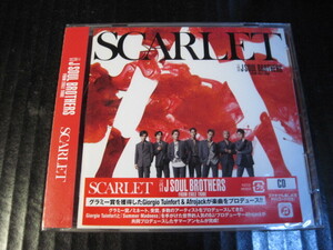 ◆ CD+DVD 未開封 三代目 J Soul Brothers from EXILE TRIBE／SCARLET ◆