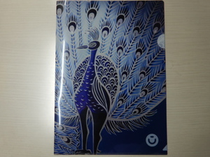 ●USED Ki-Yanオリジナルクリアファイル-クジャク- 京都が生んだロックな壁画家 木村英輝 孔雀 The peacock,a Symbol of southern kyoto.