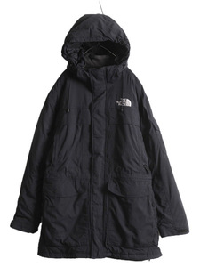 US企画 ノースフェイス マクマード ダウン パーカー ジャケット メンズ XL / The North face アウトドア HYVENT ナイロン ハーフ コート 黒