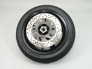 シグナス125X/SE44J FI 純正 フロントホイール 12×2.75 ディスクローター 黒/ブラック 実動車外し 検 ノーマル カスタム シグナスX