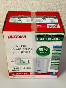 824A 新品未開封BUFFALO バッファロー 無線 LAN親機 PLCアダプター機能付き 増設モデルWPL-05G300