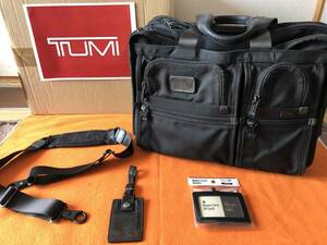 トゥミTUMI26160DHツミ ビジネスバッグ ショルダー2WAYアルファALPHA エクスパンダブル オーガナイザー黒バリスティック