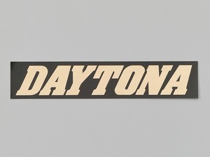 デイトナ 21273 DAYTONA ステッカー 黒/金(文字) 150mm×30mm 角ステッカー ロゴ シール