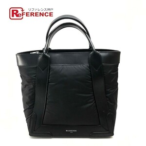 BALENCIAGA バレンシアガ 363425 カバス S トートバッグ ナイロン/レザー レディース ブラック 黒